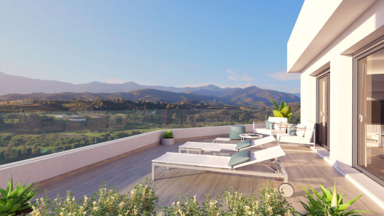 Apartamento venta Nueva Milla de Oro Estepona con increíbles vistas