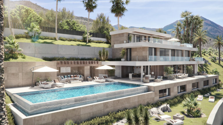 Three-bedroom luxurious villa with panoramic sea views in La Quinta