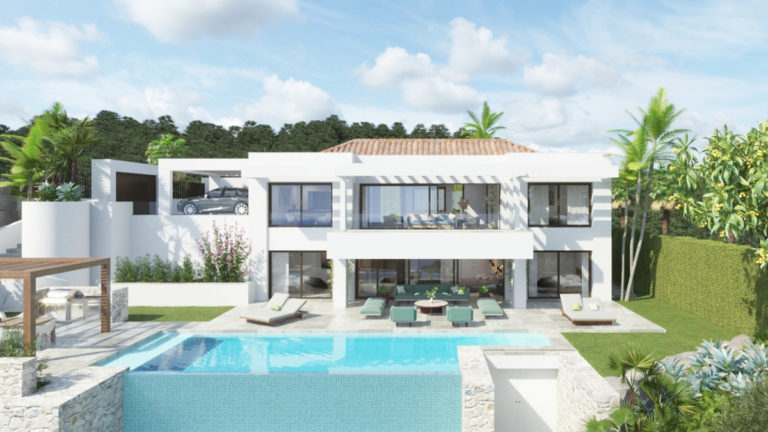 Stunning villa in Paraiso alto, Benahavis with panoramic sea views