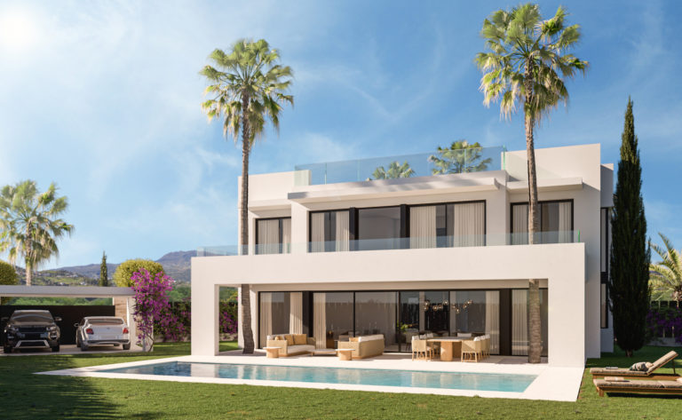 Beautiful contemporary villa near Cancelada, Marbella.